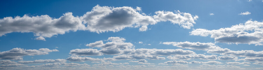Naklejka na ściany i meble Panorama of clouds