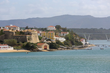 Fototapeta premium city and beach of Vila Nova De Milfontes