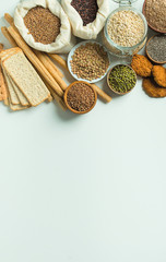 Whole grain food for health lifestyle