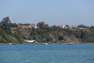 Fototapeta na wymiar city and beach of Vila Nova De Milfontes
