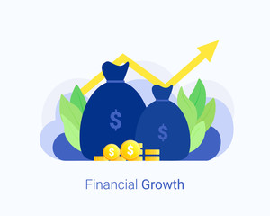 Business growth concept.