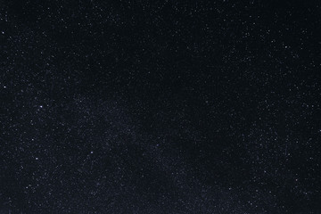 Night, starry sky spring night