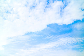 blue sky with cloud 