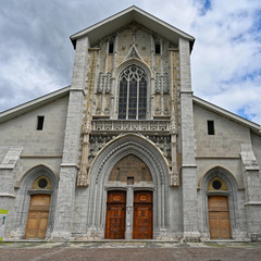 Fototapeta na wymiar Cathédrale Saint-François-de-Sales, Chambéry, Savoie, Auvergne-Rhône-Alpes, France