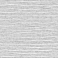 Linear seamless vector pattern. Hand drawn illustration.