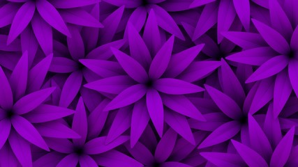 Naklejka premium Leaf ornament. Abstract purple flower background.