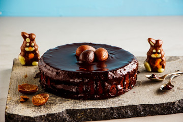 Easter chocolate cake