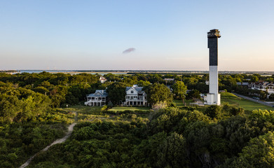 Fototapeta na wymiar Sullivan's Island Lighthouse