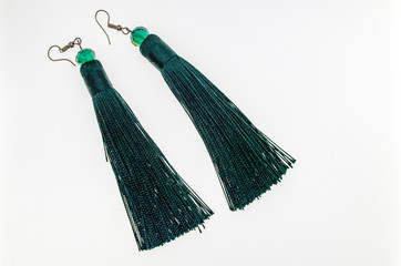 women's green jewelry in the form of brushes - 267795758
