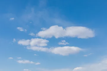 Blue sky and whit cloud background © Shan