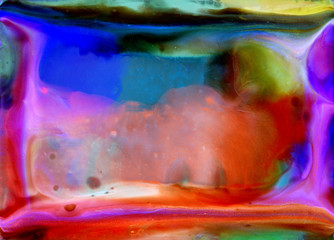 Alcohol ink, acrylic, watercolor colorful abstract background