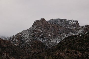 Mountains and snow