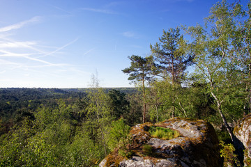 25 buttes hiking trail in the French Gâtinais regional nature park