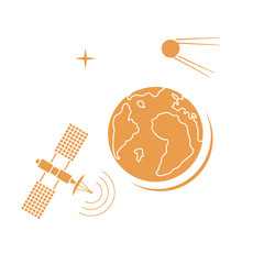 Earth Day Planet Earth, satellite, orbital station