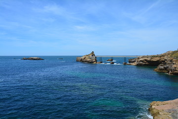 Biarritz Rocher de la Vierge Pays Basque France