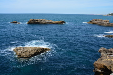Biarritz Rocher de la Vierge Pays Basque France