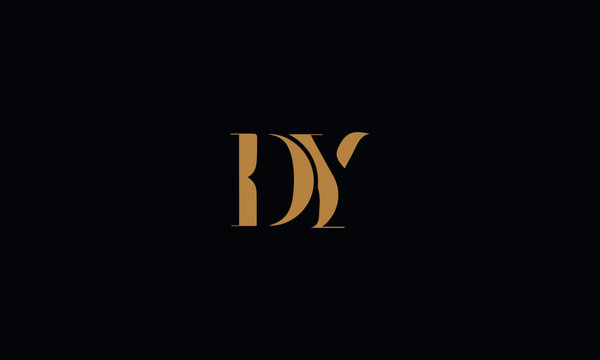 DY logo design template vector illustration