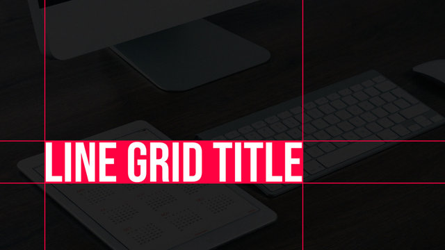 Line Grid Title