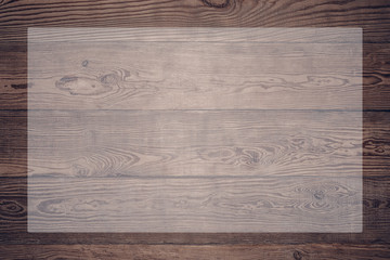 Dark brown wood plank texture with lighter copy space