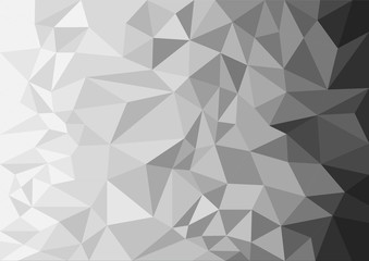 abstract dark grey polygon illustration background. Vector triangular low poly style. 