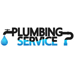 Fototapeta premium Plumbing service repair symbol for business
