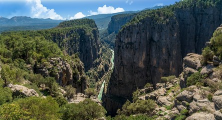 Tazi Canyon landscape from Manavgat, Antalya,Turkey