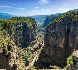 Fototapeta na wymiar Tazi Canyon landscape from Manavgat, Antalya,Turkey