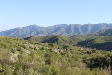 view of mountains