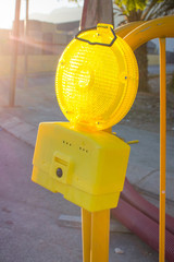 Road works light