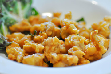 deep fried chicken ,fried chicken ligament