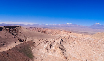 Fototapeta na wymiar Valle de la Luna in Chile, Atacama desert