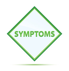 Symptoms modern abstract green diamond button