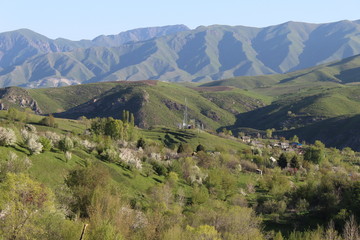 landscape in the mountains