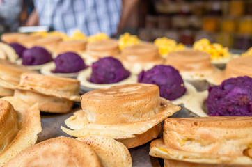 Taiwanese snacks of wheel pies