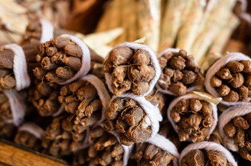 group stacks of traditional Chinese medicine