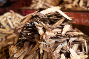 group stacks of traditional Chinese medicine