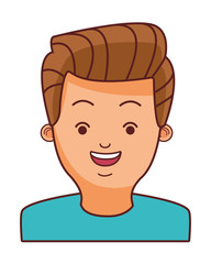 young man cartoon