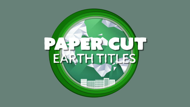 Paper Cut Earth Titles