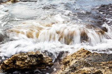 long exposure on the waves