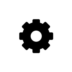 cogwheel gear settings icon vector isolated