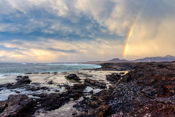 Afternoon after rain at Fuerteventura 