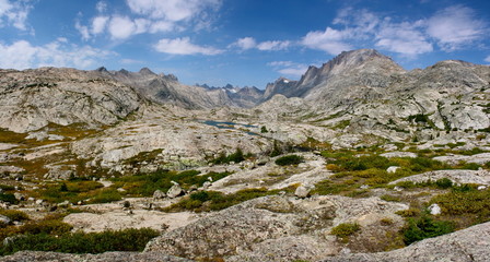 Titcomb Basin in the Wind River Range in Wyoming 