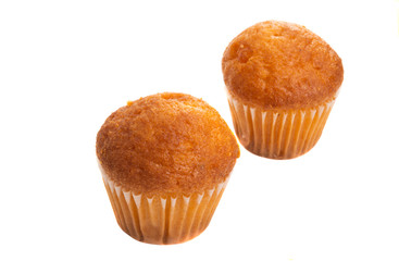small cupcake isolated