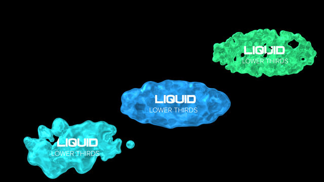 Liquid Lower Thirds
