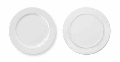 dinner plate isolated on white background