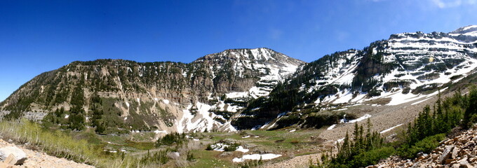 Obraz premium Cirque of the Towers Hike in the Wind River Range in Wyoming