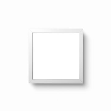 blank photo frame isolated on white background