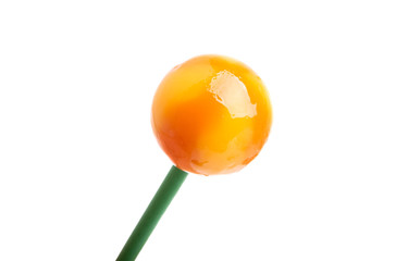 lollipop on stick isolated