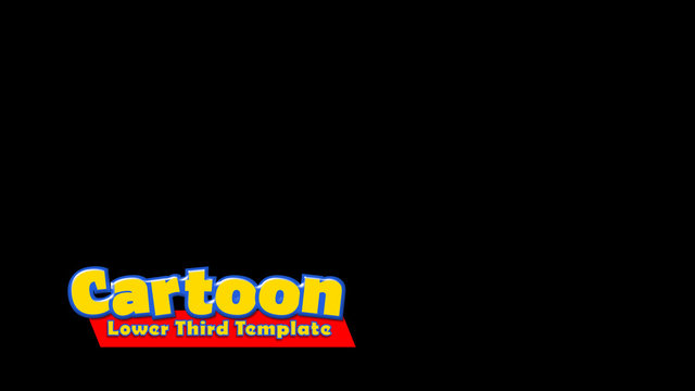 Cartoon Lower Third