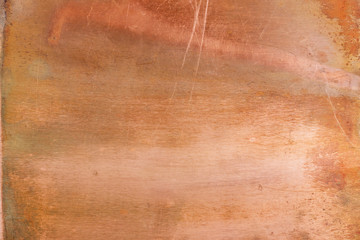 Old scratched bronze background